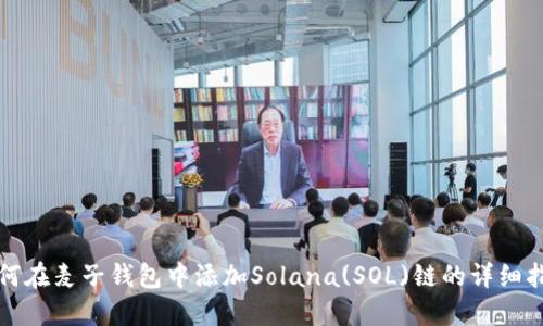 如何在麦子钱包中添加Solana(SOL)链的详细指南